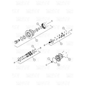Buy cheap High Powered Excavator Drive System With Planetary Reducer from wholesalers