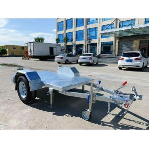 1 axes Hot Dip Galvanized Trailer OEM Trailer For Generator , Outdoor Work