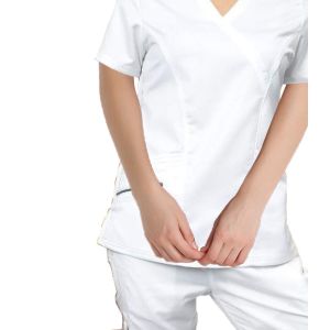Buy cheap Spandex Short Sleeve Medical Uniform from wholesalers