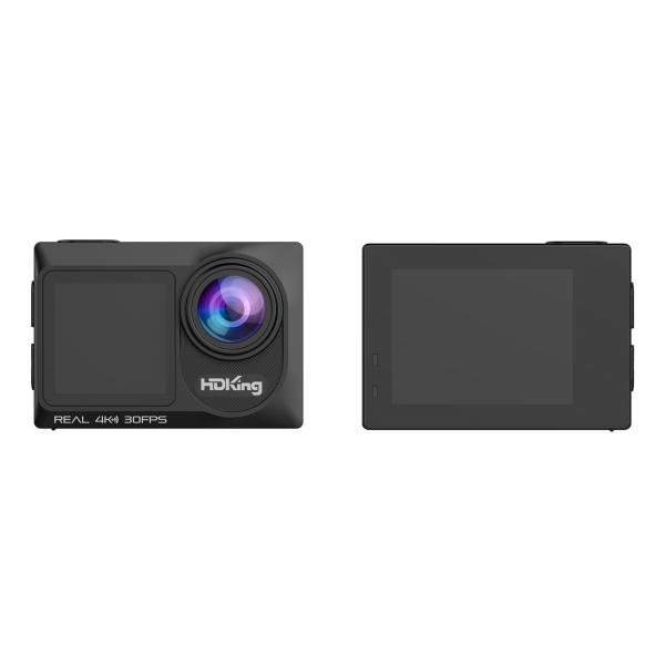 Waterproof 16mp Action Camera Hd 1080p Wifi , IMX179 4k Action Dual Screen