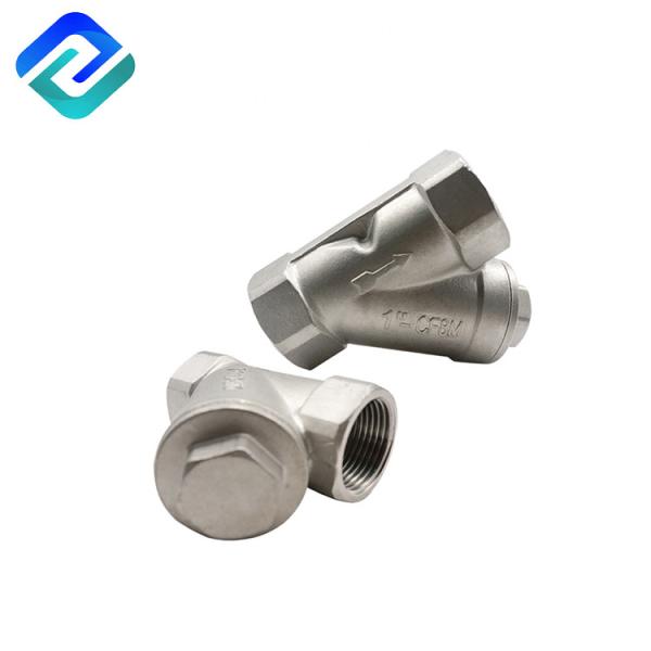 Quality Lost Wax Casting 2 Inch Sanitary Y Strainer Stainless Steel Wye Strainer Hexagon Natural for sale