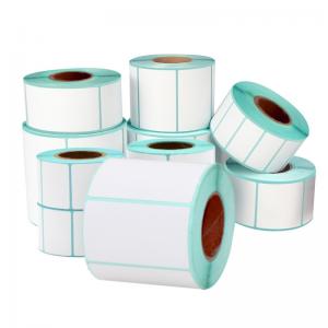 China Adhesive FSC Direct Thermal Label Paper Roll For Gummed Paper on sale
