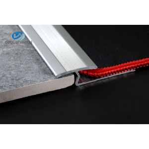 Chrome Carpet To Tile Trim 2 Piece Screw Down Aluminum Profiles