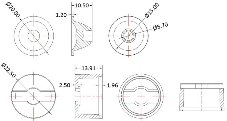 Buy cheap φ20mm Size 93%+ Transmittance PC&PMMA Durable Material Lightweight Brighten Single Lens from wholesalers