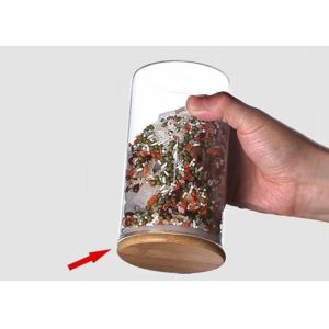 Buy cheap 175ml 300ml Sealed Glass Jars Transparent Color Borosilicate Glass from wholesalers