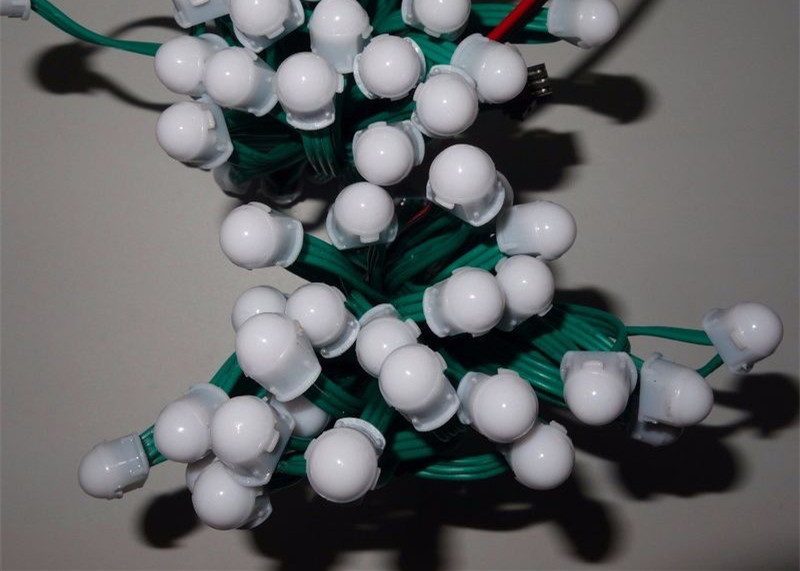 Buy cheap 12mm Open Hole LED Pixel Lamp / SK6812 IP68 LED Pixel String With All Green Wire from wholesalers