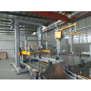 Buy cheap Automatic Depalletizer Machine , PLC Control Robotic Case Packer And Palletizer from wholesalers