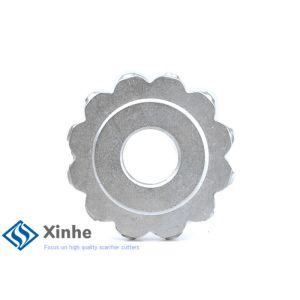 12 Spike Carbide Flail Cutters 46-55 HRC Hardness For Agressive Scarifying
