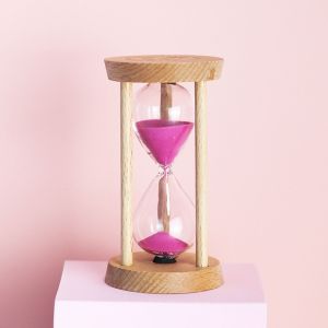 Buy cheap Classical Wooden Hourglass Sand Clock For Desktop / Bedroom from wholesalers