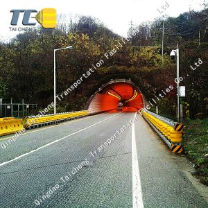 Buy cheap Highway rotating anti-collision barriers suitable for dangerous road sections, available in orange and yellow colors. from wholesalers