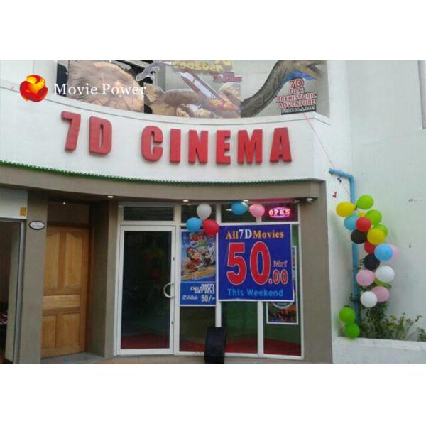 Customized Back poking / Air injection Chair 7D Movie Theater