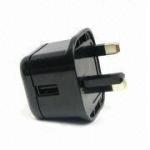 Buy cheap 11W 5V 1A-2.1A portable USB Universal AC DC Power Adapter UK plug with EN 60950-1 from wholesalers
