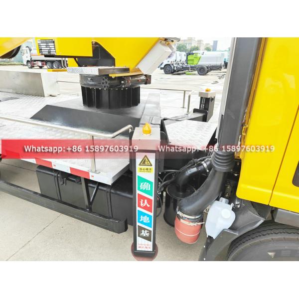 Philippines KV100 ISUZU Truck Mounted Aerial Work Platform Bucket Truck Aerial Working Platform 28m to 33Meters for Sales