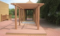 Buy cheap Brown Hollow Composite Pergola Material , Backyard Balcony Free Standing Pergola from wholesalers
