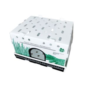 Buy cheap 11lbs Folding Asparagus Corrugated Plastic Box from wholesalers