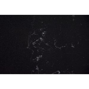 Light Black Artificial Calacatta Quartz Stone Sheet Easy Clean For Kitchen Top