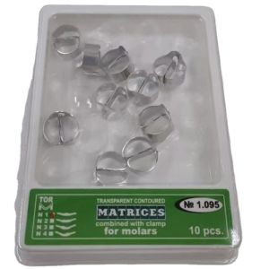 GB/T18830-2009 Dental Molar Transparent Contoured Matrices Combined with Clamp