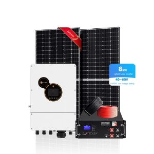 Home Power 8KW Hybrid Solar System With Cycle Solar Lithium Ion Battery Lifepo4