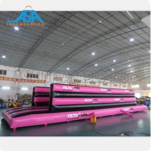 72M Long Interactive Inflatable 5k Obstacle Course / Insane Inflatable Fun Run