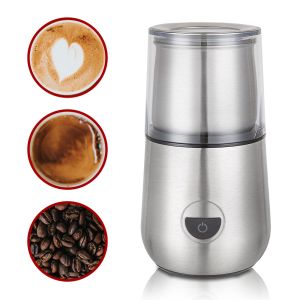Buy cheap 50g 100g Custom Coffee Grinder , Removeable 2 Cups Grinders Milk Frother from wholesalers