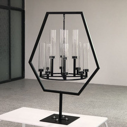 Buy cheap Five Candle Candlestick Candelabra Metal Floor Standing 120cm from wholesalers