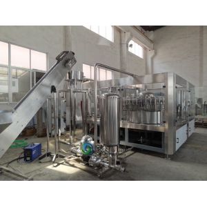 Silvery White Automaitc Water Bottle Filling Machine SUS304 Material