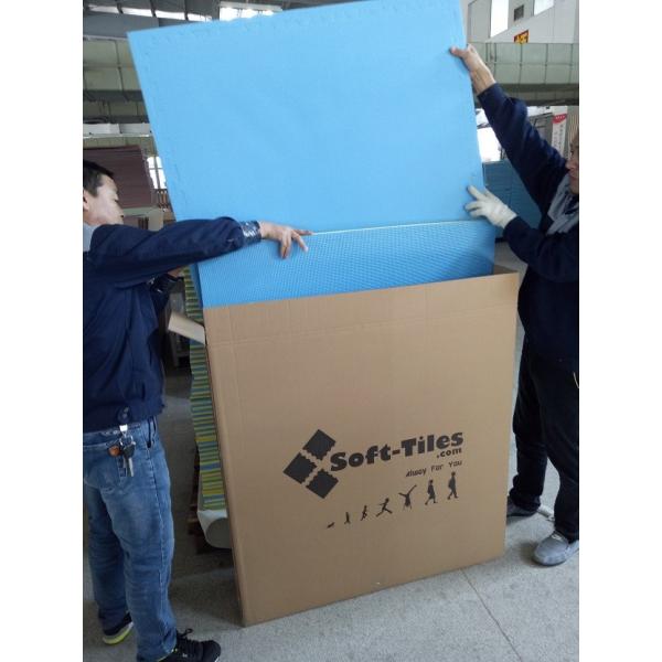 Buy cheap T Pattern 3 Layers 1mx1m Eva Foam Exercise Mat Squares from wholesalers