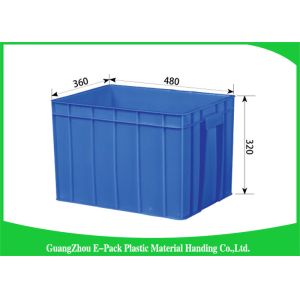 50L Plastic Stackable Storage Bins Space Saving , Recycle Plastic Stacking Boxes
