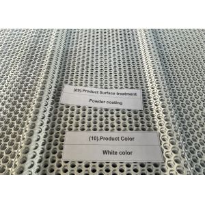 Buy cheap White Color 5 Peaks Wind Protection Panel 0.9mm Thickness Width 940mm Or Custom Length 5m Or Custom For Decorative from wholesalers