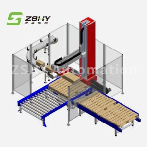 Quality Column Stacker Automatic Palletizing Machine Cardboard Box Palletizer 1600mm for sale Buy cheap Column Stacker Automatic Palletizing Machine Cardboard Box Palletizer 1600mm product