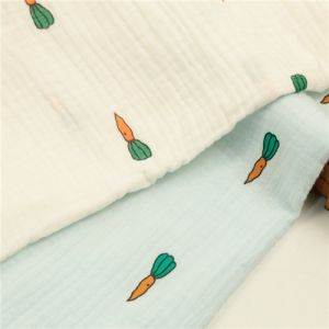 Reusable Washable Printed Muslin Fabric Soft Fabric Reactive Printed Sewing