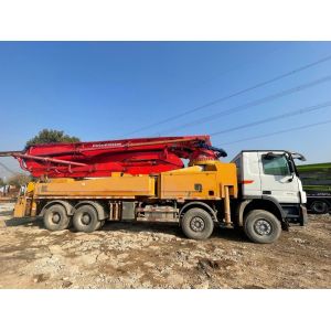 Buy cheap Putzmeister 46m Used Concrete Pump Truck in White from 2012 with After-sales Service from wholesalers
