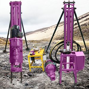 Buy cheap Mining Rock Drilling Rig Portable Hydraulic Pneumatic Rotary Blas Thole Drill Rig from wholesalers