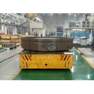 Buy cheap 30t Warehouse Mold Handling Transfer Steel Floor Steerable Bogie from wholesalers