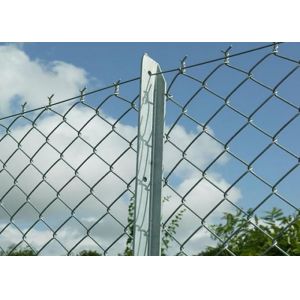 Buy cheap 6ft Galvanized Iron Wire Chain Link Fence Backyard Zinc Coating from wholesalers