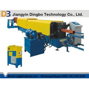 China 380V 50Hz 3 Phase Square Channel Pipe Roll Forming Machine With Cutting Automatically on sale