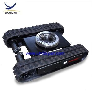 Buy cheap Spanish custom 5 ton small rubberl track undercarriage for mini excavator drilling rig crane from wholesalers