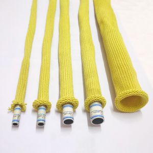 Buy cheap high temperature resistant abrasion proof aramid roller sleeves for glass tempering machines from wholesalers