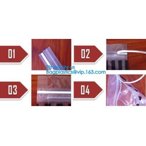 EVA Zipper Slider, PVC Slider Zipper, TPU Zipper Seal, PP Seal Seal, Bag