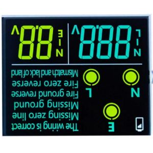 VDD 3V Negative Transmissive Segment VA LCD Panel For Circuit Test Instrument