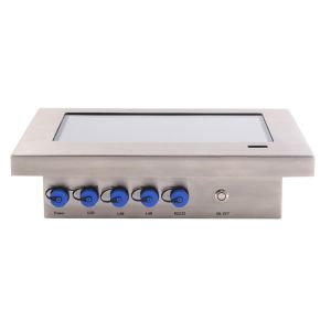 Rugged Stainless Steel Computer With Waterproof HDMI Ports And Capacitive
