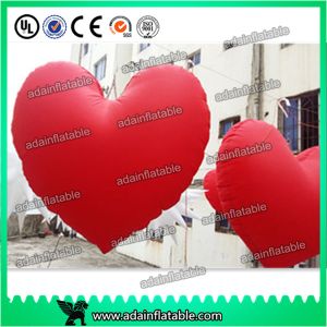 Buy cheap Valentine's Day Decoration Red Inflatable Heart With LED Light For Club Hanging Decoration from wholesalers