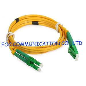 Buy cheap LC / APC Fiber Optic Jumper Cables Duplex LSZH Jacket Corning For Fiber Testing from wholesalers