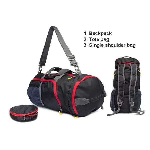 Buy cheap 25L Fold Up Duffel Foldable Travel Bags Lightweight Multiscene from wholesalers