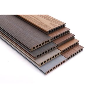 Outdoor Deck Boards with Solid Co-Extruded Design Long-Lasting and Low