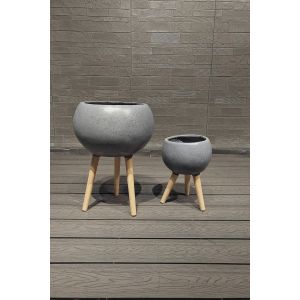 Buy cheap Indoor Fiber Clay Planter For Charcoal Oven / Warmer Camping Burners Heater / Barbecue from wholesalers