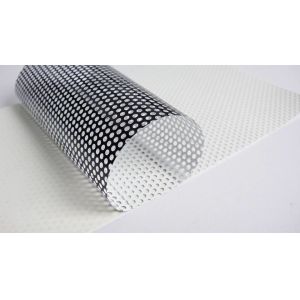 Buy cheap Solvent printable perforated vinyl 140mic One Way Vision Sticker For Window Graphics from wholesalers