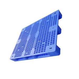 Buy cheap HDPE Injection Molded Pallets 3 Runners Plastic Skid Pallet from wholesalers