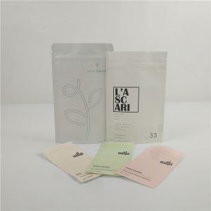 Eco Friendly Compostable Kraft Paper Bag Custom Printing Biodegradable Paper