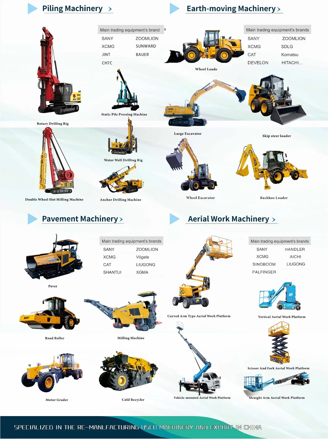 Sany 56m Pump Truck 2019 2020 Used Concrete Boom Pumping Tool 52 Meters Pumps